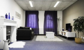 Blue Living Room Set